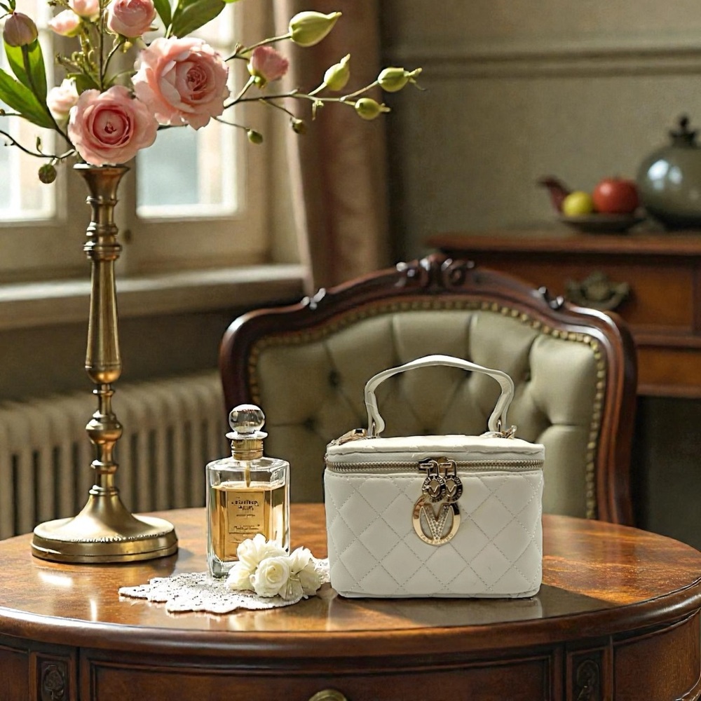 Valentino Orlandi Black or White Vanity Bag - Picture 9 of 16